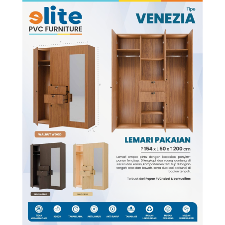 Lemari Elite PVC tipe Venezia