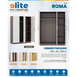 Lemari Elite PVC tipe Roma