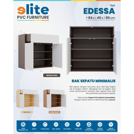 Rak Sepatu Elite PVC