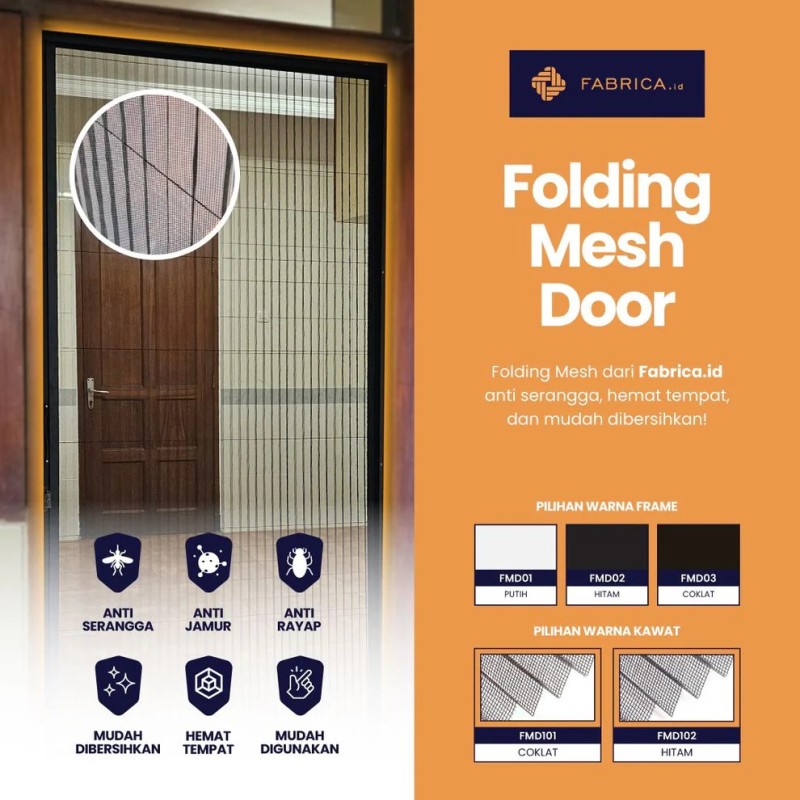 Fabrica Folding Mesh Door