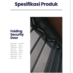 Folding Security Door