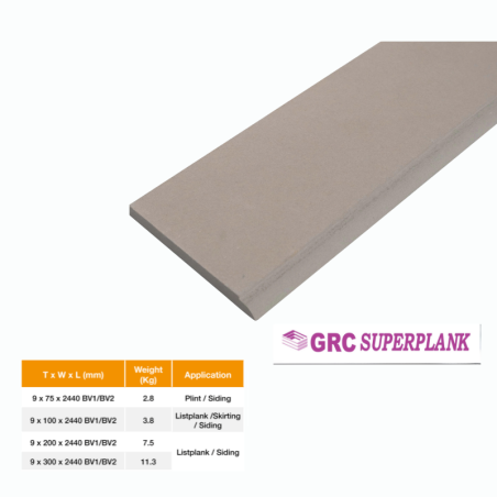 GRC Superplank | Papan Semen