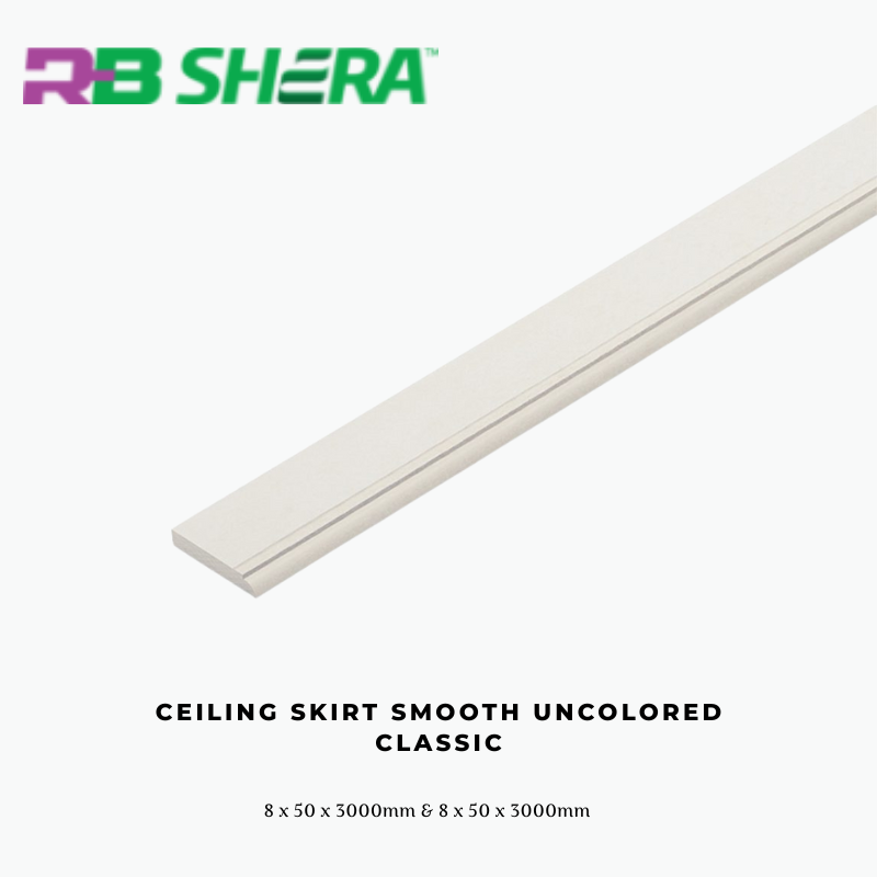 Ceiling Skirt Smooth Uncolored Classic