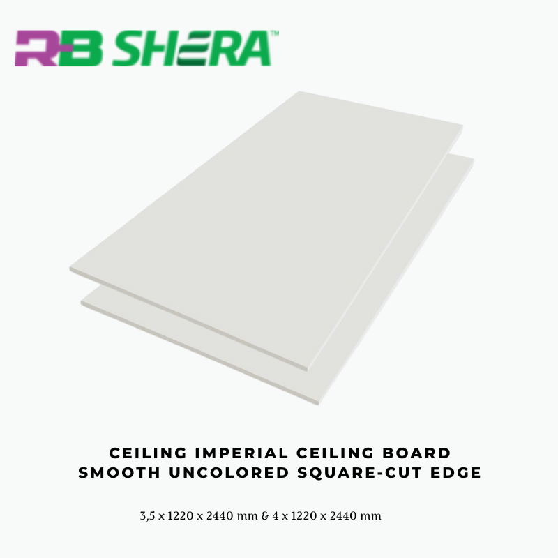 Ceiling Imperial Ceiling Board Smooth Uncolored Square-Cut Edge