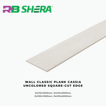 Wall Classic Plank Cassia Uncolored Square-cut edge